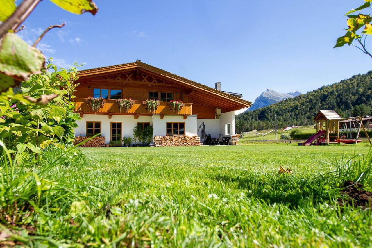 Ferienwohnung Landhaus Mair Scharnitz Exterior foto