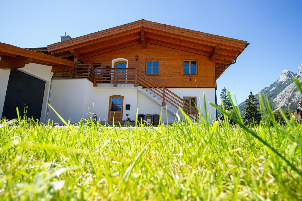 Ferienwohnung Landhaus Mair Scharnitz Exterior foto