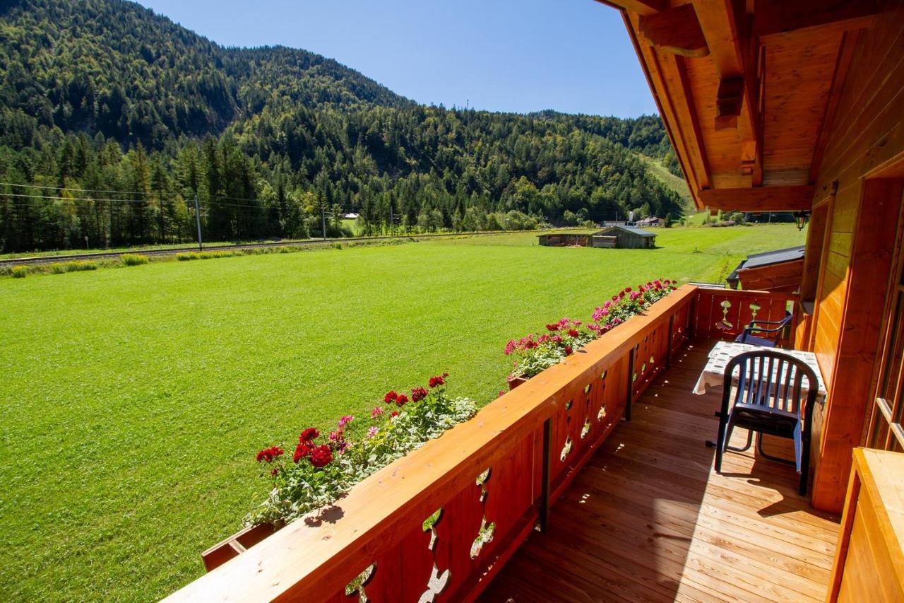 Ferienwohnung Landhaus Mair Scharnitz Exterior foto